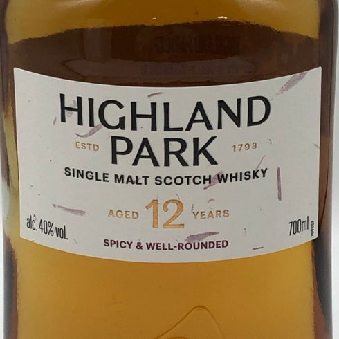 ハイランド パーク 12年 シングル モルト スコッチ 40% 700ml HIGHLAND PARK スコッチウイスキー【I3】