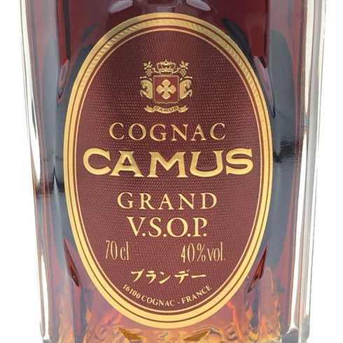カミュ グランド VSOP クリアボトル 700ml 40% CAMUS GRAND ブランデー【J1】
