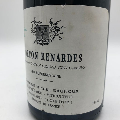 ミシェル ゴヌー コルトン ルナルド グランクリュ 1998 750ml 12.5% Michel Gaunoux Corton Renardes Grand Cru ブルゴーニュワイン【L4】