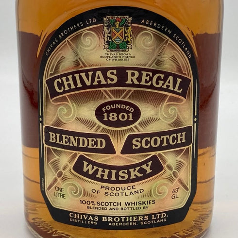 シーバス リーガル 12年 ブレンデッド 1801 750ml 43% Chivas Regal スコッチウイスキー【E1】