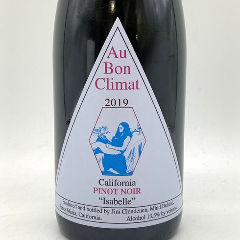 オー ボン クリマ イザベル ピノ ノワール 2019 750ml 13.5% Au Bon Climat Isabelle Pinot Noir 【N4】