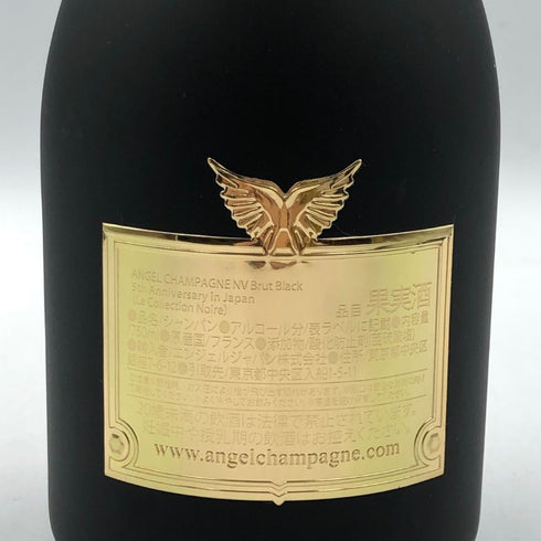 エンジェル ブリュット ブラック 5周年記念 750ml 12.5% ANGEL BRUT BLACK 箱無 シャンパン【E4】
