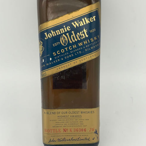 ジョニーウォーカー オールデスト ブルーラベル 750ml 43% Johnnie Walker Oldest スコッチウイスキー【Y1】