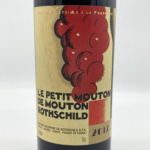 ル プティ ムートン ド ムートン ロートシルト 2017 750ml 13.5% Le Petit Mouton de Mouton Rothschild ボルドーワイン【O4】