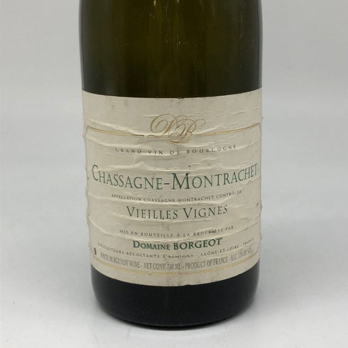 ドメーヌ ボルジョ シャサーニュ モンラッシェ ヴィエイユ ヴィーニュ 2013 750ml Domaine Borgeot Chassagne Montrachet Vieilles Vignes ブルゴーニュワイン【L2】