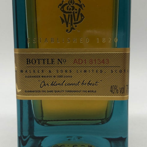 ジョニーウォーカー ブルーラベル 750ml 40% JOHNNIE WALKER BLUE LABEL スコッチウイスキー【Q2】