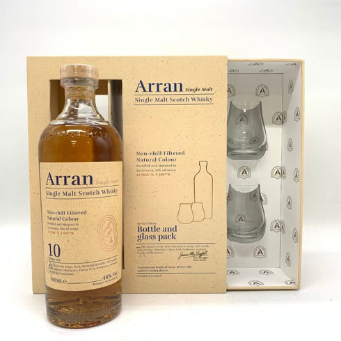 アラン 10年 ノンチルフィルタード 700ml 46% Arran スコッチウイスキー【B1】