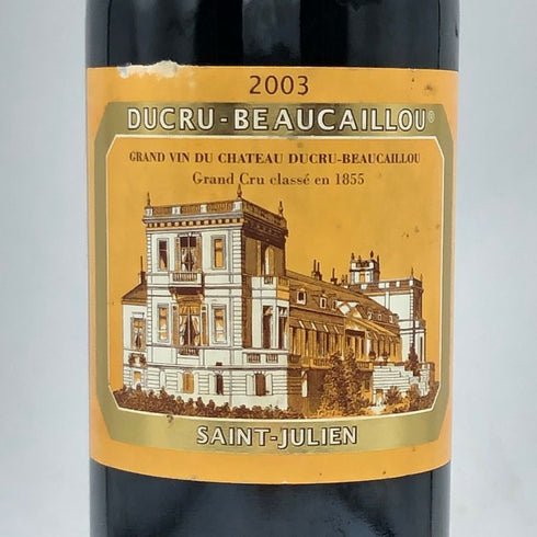 シャトー デュクリュ ボーカイユ サン ジュリアン 2003 750ml 13% CHATEAU DUCRU BEAUCAILLOU SAINT JULIEN ボルドーワイン【F3】