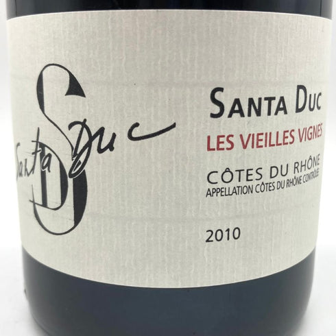 ドメーヌ サンタ デュック レ ヴィエイユ ヴィーニュ 2010 750ml 14% Domaine Santa Duc フランスワイン【B3】