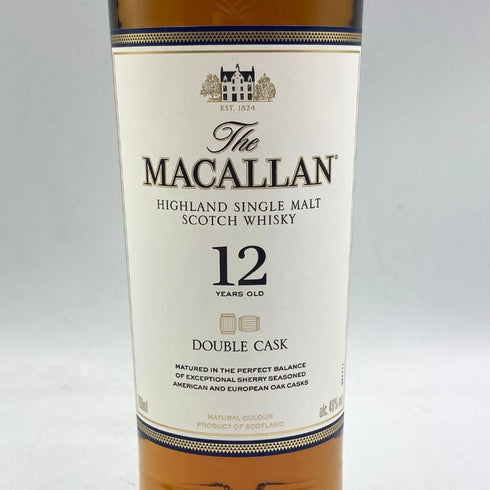 ザ マッカラン 12年 ダブルカスク 700ml 40% The MACALLAN 箱付 スコッチウイスキー【E】