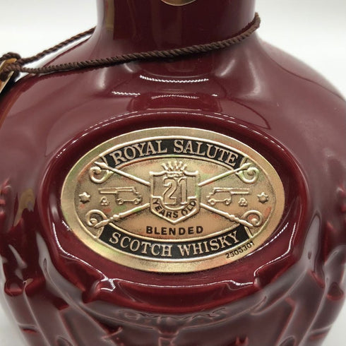 シーバス ブラザーズ ロイヤル サルート 21年 赤陶器 750ml 40% CHIVAS BROTHERS ROYAL SALUTE スコッチウイスキー1334g【S2】