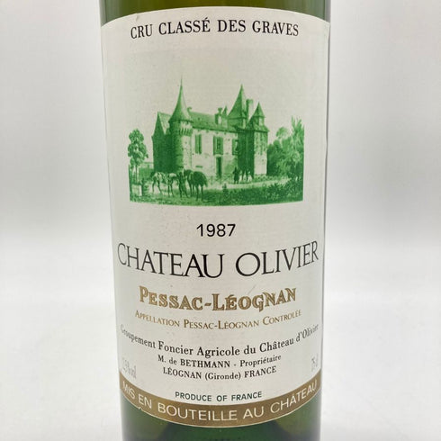 シャトー オリヴィエ 1987 750ml 12.5% Chateau Olivier 【SKU】