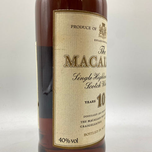 マッカラン 10年 旧ボトル 特級 750ml 40% THE MACALLAN 【M4】