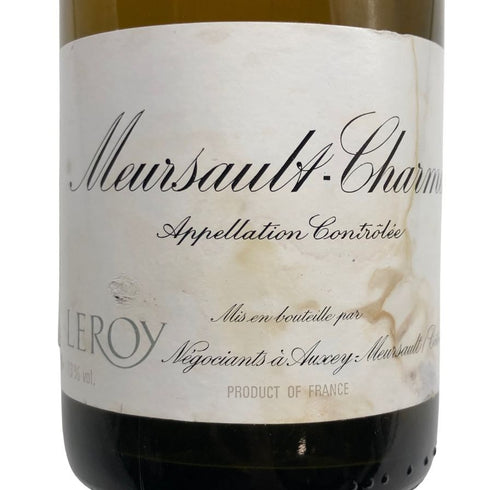 メゾン ルロワ ムルソー シャルム 1996 13% 750ml Maison Leroy Meursault Les Charmes 白ワイン【E4】