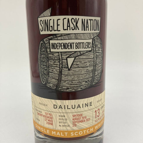 シングルカスクネーション ダルユーイン 13年 700ml 53.4% SINGLE CASK NATION DAILUAINE 【D】