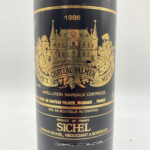 シャトー パルメ 1986 750ml 12% Chateau Palmer 【B2】