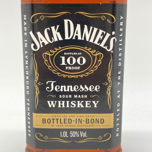 ジャックダニエル ボトルド イン ボンド 100proof 1000ml 50% JACK DANIEL'S BOTTLE IN BOND 【X4】