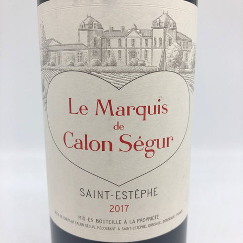 ル マルキ ド カロン セギュール 2017 750ml 13% Le Marquis de Calon Segur ボルドーワイン【P4】