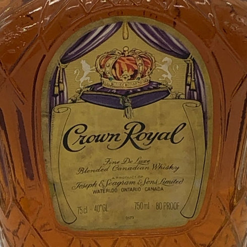 シーグラム クラウン ローヤル 1970 750ml 40% Seagram's Crown Royal ウイスキー【Q4】