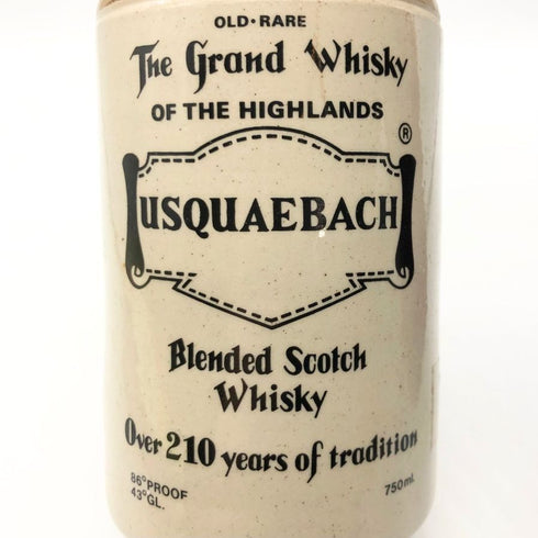 ウシュクベ ストーンフラゴン 陶器ボトル 750ml 43% USQUAEBACH Stone Flagon スコッチウイスキー1562g【I4】
