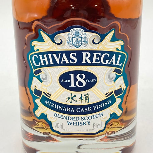 シーバスリーガル 18年 ミズナラ 700ml 43% CHIVAS REGAL MIZUNARA スコッチウイスキー【W】