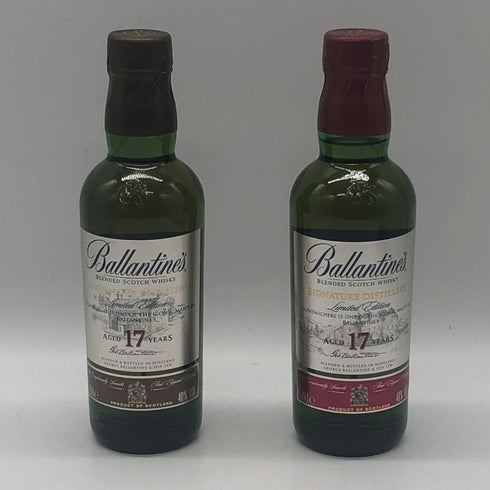 バランタイン 17年 シグネチャー ディスティラリー コレクション 200ml 40% 4本セット Ballantine's スコッチウイスキー【O2】