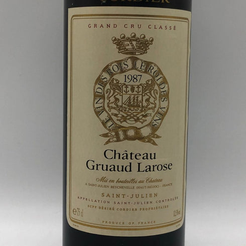 シャトー グリュオー ラローズ 1987 750ml 12.5% Ch. Gruaud Larose ボルドーワイン【A0】