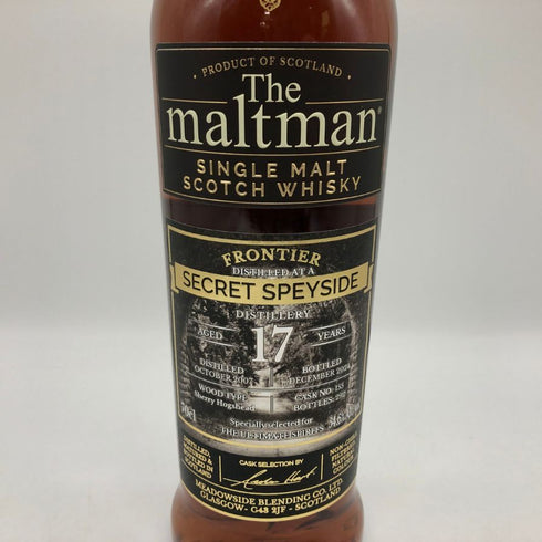 シークレット スペイサイド 17年 ザ モルトマン 54.6% 700ml Secret Speyside スコッチウイスキー【Y1】