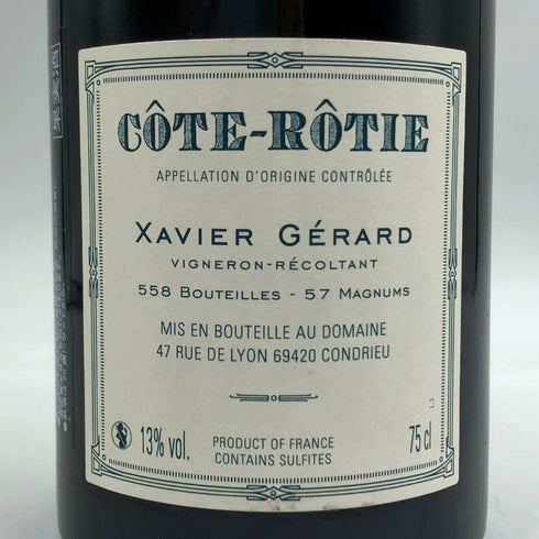 グザヴィエ ジェラール コートロティ ランドンヌ 2021 750ml 13% Xavier Gerard Cote Rotie Landonne フランスワイン【B4】
