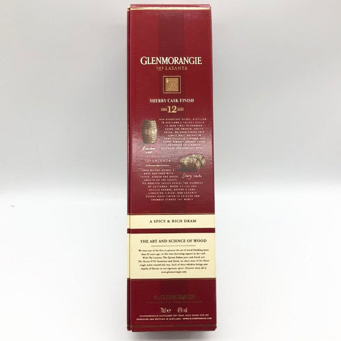 グレンモーレンジィ ラサンタ 12年 シェリーカスク 700ml 43% GLENMORANGIE LASANTA スコッチウイスキー【X】