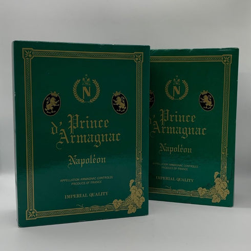 【2本セット】 プリンス ド アルマニャック ナポレオン エクストラ オールド 40% 替え栓付 700ml Prince dArmagnac ブランデー【Q0】