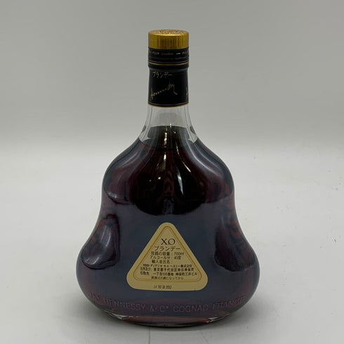 ヘネシーXO クリアボトル 金キャップ 700ml 40% Hennessy 【H4】