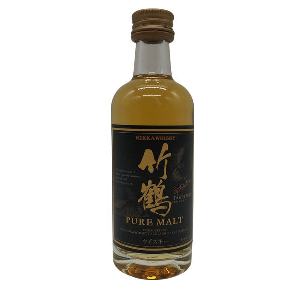 東京都限定◆ニッカ 竹鶴 NV 黒ラベル ピュアモルト 50ml 43% NIKKA 【M0】