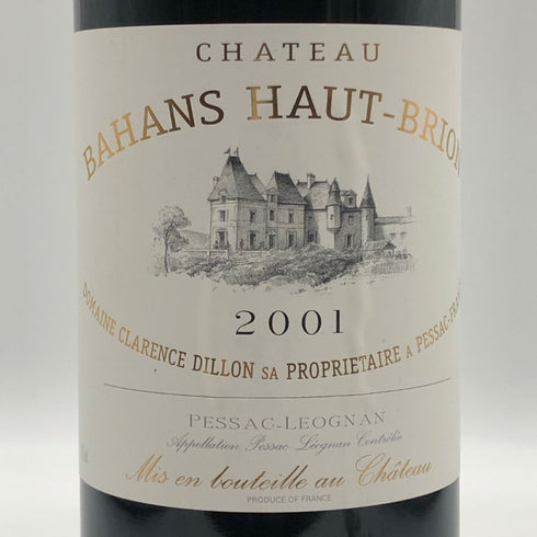 シャトー バーン オー ブリオン 2001 13% 750ml Chateau Bahans Haut-Brion ボルドーワイン【A3】