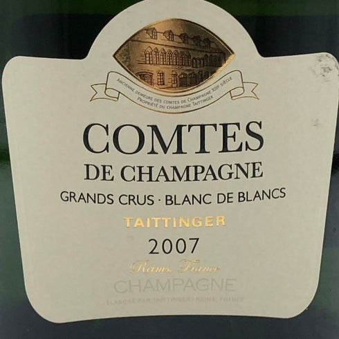 テタンジェ コント ド シャンパーニュ ブランドブラン 2007 750ml 12.5% TAITTINGER COMTES DE CHAMPAGNE BLANC DE BLANCS シャンパン【D4】