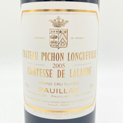 シャトー ピション ロングウィル コンテス ド ラランド 2005 750ml 13% CHATEAU PICHON LONGUEVILLE COMTESSE DE LALANDE 【M2】