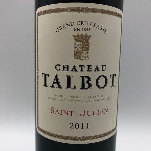 シャトー タルボ 2011 13% 750ml CHATEAU TALBOT ボルドーワイン【B4】