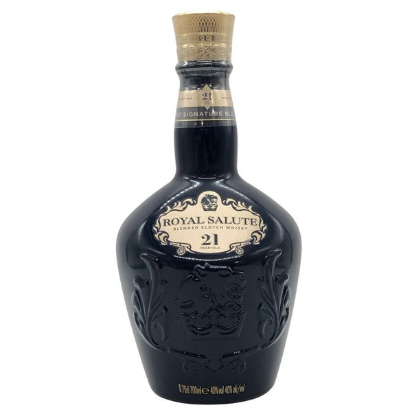 ロイヤルサルート 21年 シグネチャーブレンド 青陶器ボトル 700ml 40% ROYAL SALUTE スコッチウイスキー1424g【C3】
