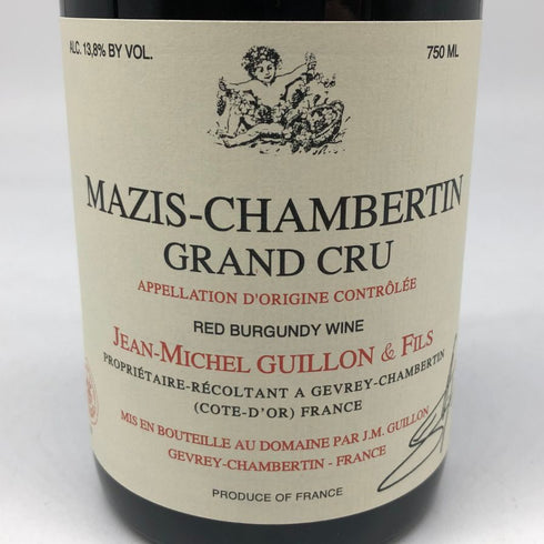 ジャン ミシェル ギュイヨン マジ シャンベルタン グランクリュ 2022 750ml 13.8% Jean Michel Guillon Mazis Chambertin Grand Cru ブルゴーニュワイン【A1】