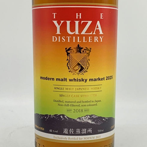 東京都限定◆遊佐蒸溜所 YUZA 5年 シェリーカスク シングルモルト ジャパニーズウイスキー MMWM2025記念ボトル 700ml 61% 【R0】