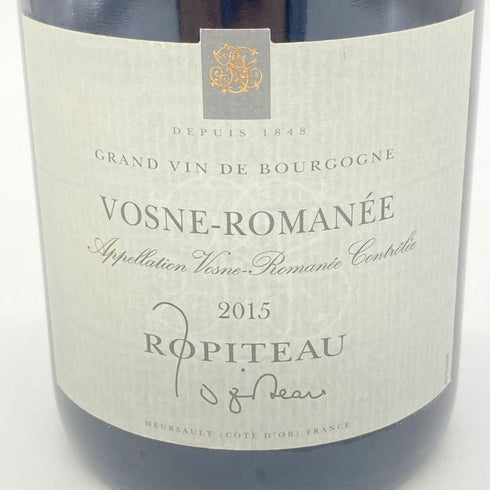 ロピトー ヴォーヌ ロマネ 2015 750ml 13% ROPITEAU VOSNE-ROMANEE 【O2】