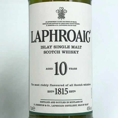 ラフロイグ 10年 シングルモルト スコッチウイスキー 750ml 43% LAPRHROAIG スコッチウイスキー【R4】