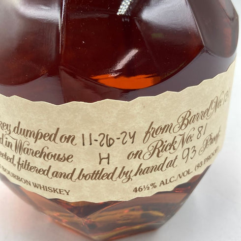 ブラントン シングルバレル 2024 750ml 46.5% Blanton's SINGLE BARREL バーボン【S1】
