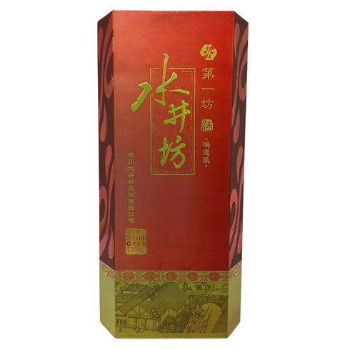 水井坊 第一坊 鴻運装 500ml 38% Shui Jing Fang 中国酒【E2】