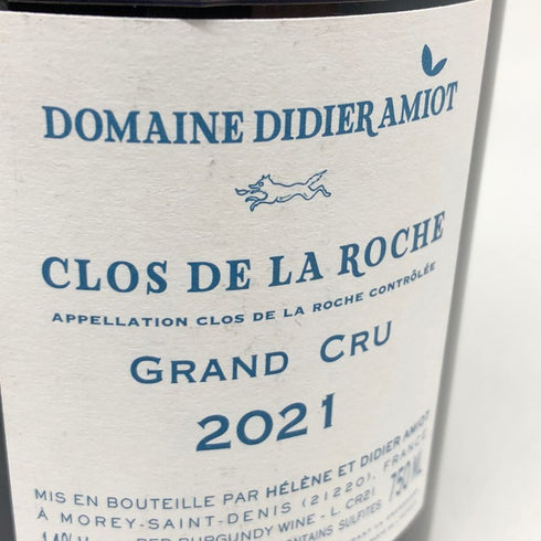 ディディエ アミオ クロ ド ラ ロッシュ グランクリュ 2021 750ml 14% Didier Amiot Clos de la Roche Grand Cru ブルゴーニュワイン【P】