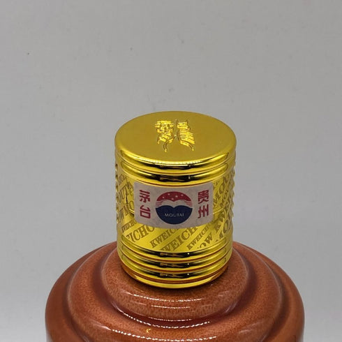 貴州茅台酒 五星ラベル 甲辰龍年 2024 茶陶器ボトル 53% 500ml MOUTAI KWEICHOW 中国酒998g【Q0】