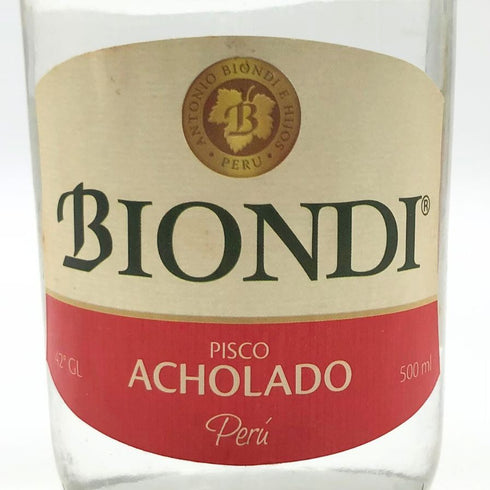 ピスコ アチョラード BIONDI 500ml 42%【V4】