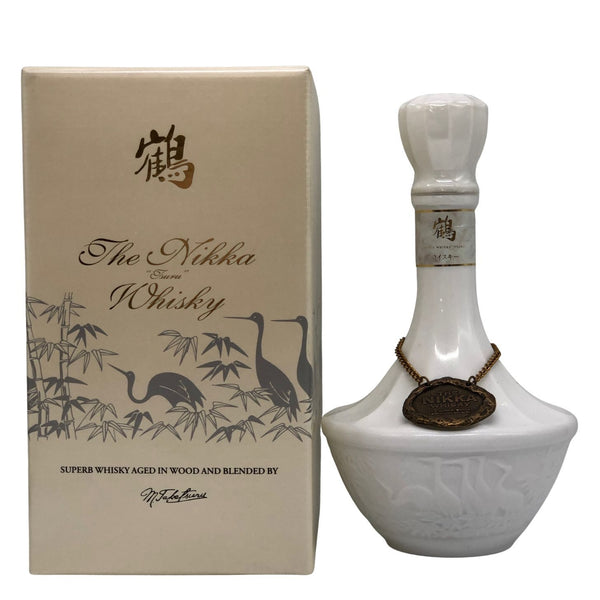 東京都限定◆ニッカ 鶴 陶器ボトル 700ml NIKKA 1442g【N4】
