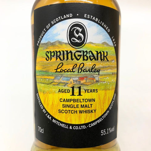 スプリングバンク ローカルバーレイ 11年 2011-2022 国内870本限定 700ml 55.1% SPRINGBAMK スコッチウイスキー【B1】