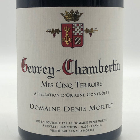 ドメーヌ ドニ モルテ ジュヴレ シャンベルタン メ サンク テロワール 2016 750ml 13% Dom. Denis Mortet Gevrey Chambertin Mes Cinq Terroirs ブルゴーニュワイン【H4】